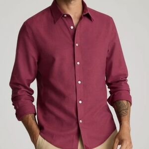 UNTUCKit Men's Button-Down Shirt in Berry